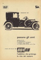 # AGIP FUEL ADDITIVE 1950s Car Petrol Italy Advert Pub Pubblicità Reklame Additivo Brewster 1921 - Autres & Non Classés