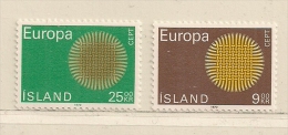 ISLANDE  ( EUIS - 32 )  1970   N° YVERT ET TELLIER  N°  395/396  N** - Ongebruikt