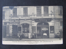 AK BERLIN KREUZBERG Alte Jakobstrasse Gasthaus Ca.1910 /////  D*12187 - Kreuzberg