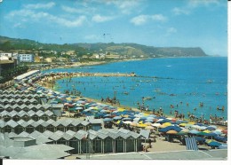 PU112 - FANO - PESARO - F.G. - VIAGGIATA 1966 - SPIAGGIA - Fano