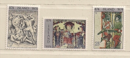 ISLANDE  ( EUIS - 47 )  1974   N° YVERT ET TELLIER  N° 444/446   N** - Neufs