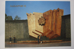 USSR PROPAGANDA. Pioneer Movement ( Communist Party Scouting) - - Old PC Postcard Khabarovsk Memorial Of Glory 1989 - Parteien & Wahlen