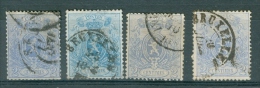 N° 24 4 X Teintes Dif  / 1866-67 - 1866-1867 Coat Of Arms