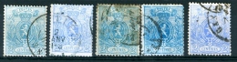 N° 24  5 X Teintes Dif  / 1866-67 - 1866-1867 Coat Of Arms