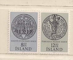 ISLANDE  ( EUIS - 84 )  1983   N° YVERT ET TELLIER  N° 559/560   N** - Unused Stamps