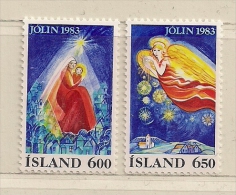 ISLANDE  ( EUIS - 85 )  1983   N° YVERT ET TELLIER  N° 561/562    N** - Unused Stamps