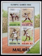 (030) Malawi  1988  Sport / Seoul Olympics Sheet / Bf / Bloc  ** / Mnh  Michel BL 68 - Malawi (1964-...)