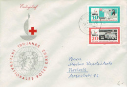 DDR / GDR - Mi-Nr 976/977 FDC (N475)- - 1950-1970