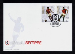 Gc1969 EUSÉBIO Player BENFICA SLB Sport Team  Club Football Soccer Games Fdc Set 2014 Sports Portugal /courtesy Pmk - Clubs Mythiques