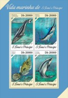 S. Tome&Principe. 2013 Marine Life. (617a) - Dolphins