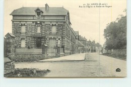 LA LOUPE  - Rue De L'église Et Route De Nogent. - La Loupe