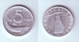 Italy 5 Lire 1952 - 5 Liras