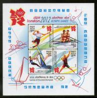 India 2012 London Olympic Games Badminton Sailing Rowing Handball Sport M/s MNH Inde Indien - Estate 2012: London