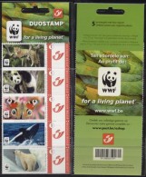 Belgium**WWF POLAR BEAR-PANDA-BUTTERFLY-ORCA-LEOPARD-5 Duostamps-2009-MNH-Ours-Baleine - Ungebraucht