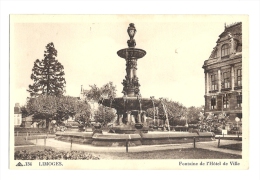 Cp, 87, Limoges, Fontaine De L'Hôtel De Ville - Limoges