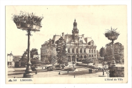 Cp, 87, Limoges, L'Hôtel De Ville - Limoges