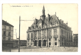 Cp, 93, Saint-Denis, La Mairie, Voyagée 1914 - Saint Denis