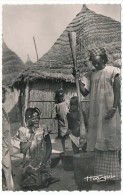 CPSM - A.O.F.- Préparation Du Couscous - (édition Au Sénégal) - Sénégal