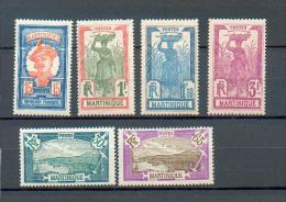MART  353 - YT 120-121-122-125-127-128  * - Unused Stamps