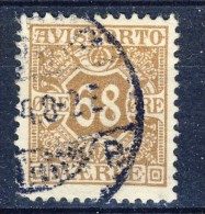 ##C2706. Denmark 1907. Newspaper Dues. Michel 7X. Cancelled(o). - Postage Due