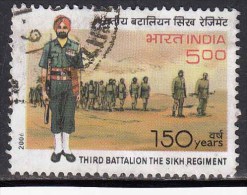 India Used 2006, Third Battalion, Sikh Regiment, Militaria, Defence,   (sample Image) - Gebruikt