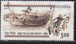 India Used 2006, Vellore Mutiny, Fort, - Gebruikt