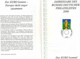 Kinder Bauen Sternenturm Jahresgabe 2000 CEPT BRD 2113 Plus JG 22 SST 17€ Children Sun Tower EUROPA Document Of Germany - 2000