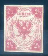 LUBECK - 1859 COAT OF ARMS RED - Luebeck