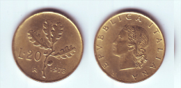 Italy 20 Lire 1973 - 20 Lire