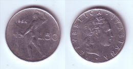 Italy 50 Lire 1964 - 50 Lire