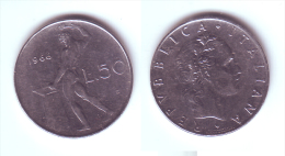 Italy 50 Lire 1966 - 50 Lire