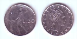 Italy 50 Lire 1971 - 50 Liras