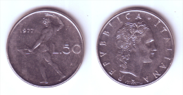 Italy 50 Lire 1977 - 50 Liras