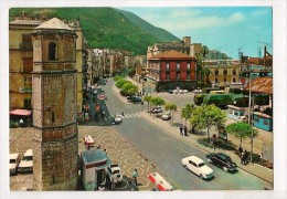 CASTELLAMMARE DI STABIA PIAZZA CRISTOFORO COLOMBO CARTOLINA FORMATO GRANDE VIAGGIATA NEL 1970 - Castellammare Di Stabia