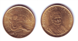Italy 200 Lire 1980 F.A.O. International Women´s Year - Commémoratives