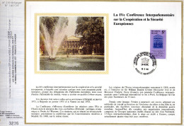 Feuillet Tirage Limité CEF 270 146 1975 Palais De La Nation Bruxelles Coopération Sécurité Européenn - 1971-1980