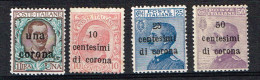 Italia Colonie - LEVANTE - Dalmazia - Sass. 3-6  Nuovi (*) - Dalmatie