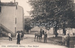 AMPLELUIS - N° 3566 - PLACE BELFORT - Amplepuis