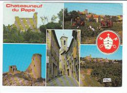 PO7306# FRANCIA - CHATEAUNEUF-DU-PAPE - AGRICOLTURA TRATTORI VENDEMMIA   VG 1986 - Chateauneuf Du Pape