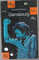 Biographie De Serge Gainsbourg Par François Ducray Editions Librio Musique De 1999 - Musik