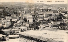 ZAHLE VUE GENERALE (SYRIE) A L'EPOQUE - Libanon