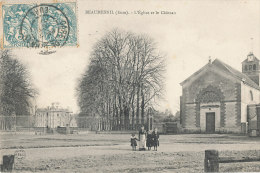 S S 20 /      C P A - BEAUMESNIL       (27) L'EGLISE ET LE CHATEAU - Beaumesnil