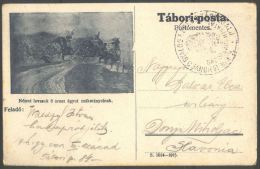 HUNGARY - MAGYAR  - MILITARI POST - TABORI POSTA  No. 84 - With  IMAGE - 1915 - RARE - Franquicia