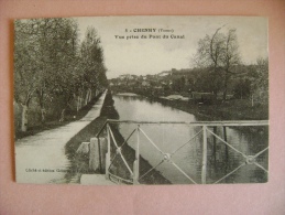CP  CHENEY  N°5 VUE PRISE DU PONT DU CANAL   -ECRITE EN 1931 - Cheny