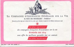 Buvard- Compagnie D'assurances Générales Sur La Vie - Bank & Versicherung