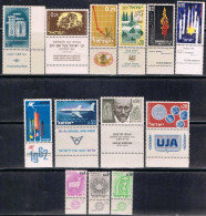 ISR14 - ISRAEL LOT DE 13 TP ENTRE N° 203 ET 230 NEUF** AVEC TABS - Colecciones & Series