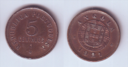 Angola 5 Centavos 1921 - Angola