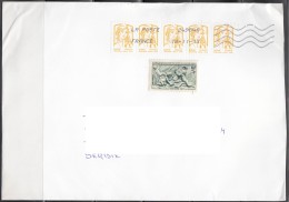 France Modern Cover To Serbia - Lettres & Documents