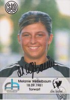 Original Women Football Autograph SG Wattenscheid 09 Team 2004 /05 Melanie Weßelbaum - Handtekening