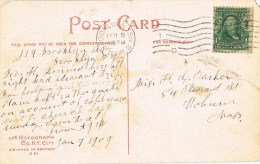 8167. Postal BROOKLIYN (NY) 1909. Vista Broadway - Storia Postale